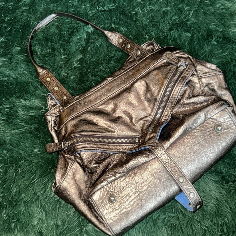Botkier Gold Trigger Satchel